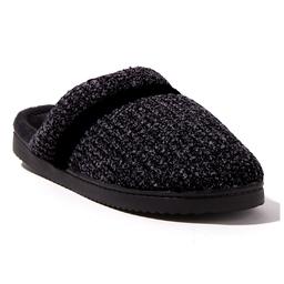 Womens Dearfoams Serena Marled Chenille Scuff Slippers