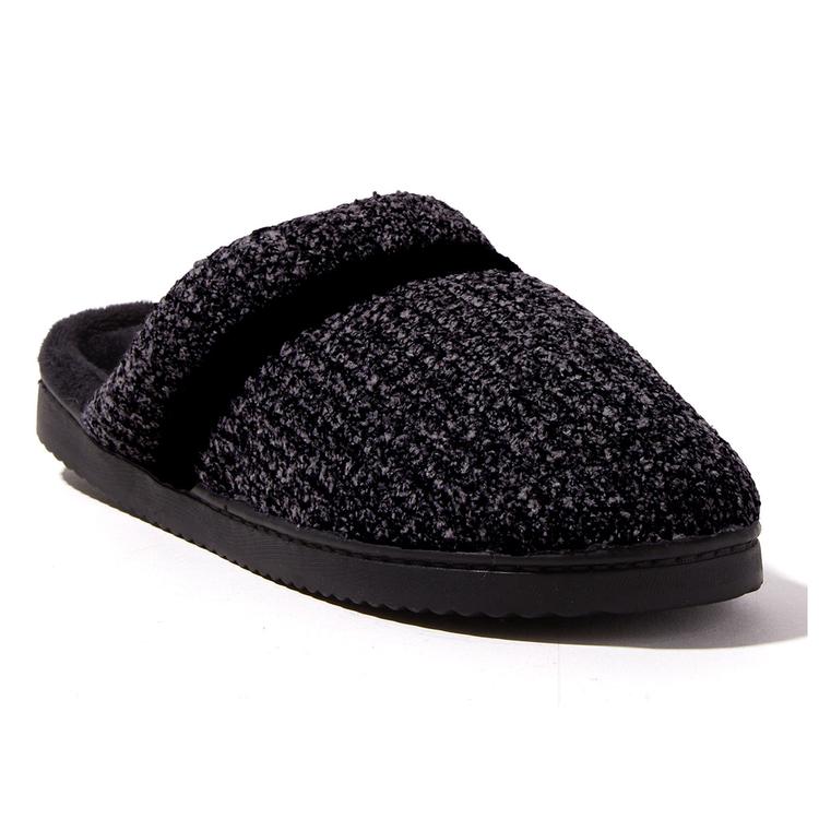 Womens Dearfoams Serena Marled Chenille Scuff Slippers