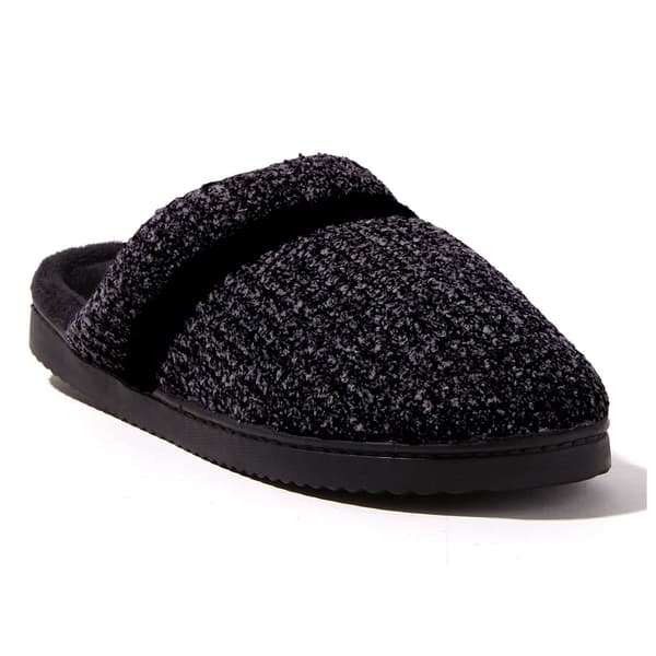 Womens Dearfoams Serena Marled Chenille Scuff Slippers