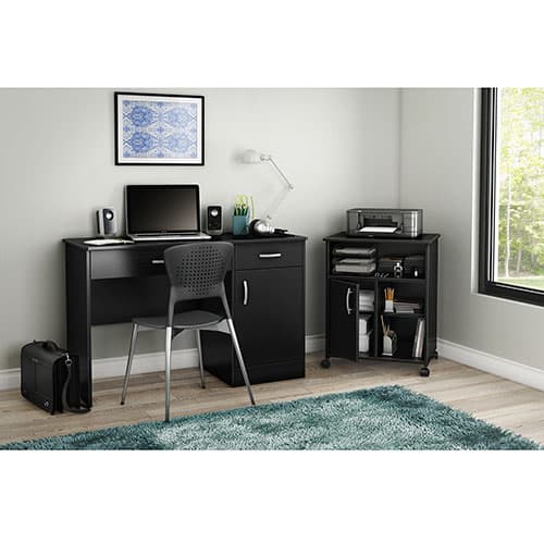 South Shore Axess Printer Stand - Black