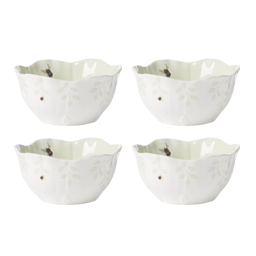 Lenox(R) Butterfly Meadow(R) Floral Green Dessert Bowls - Set of 4