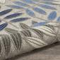 Nourison Aloha Leaf Print Round Rug - image 5