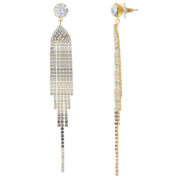 Jessica Simpson Drop Fringe Earrings - image 