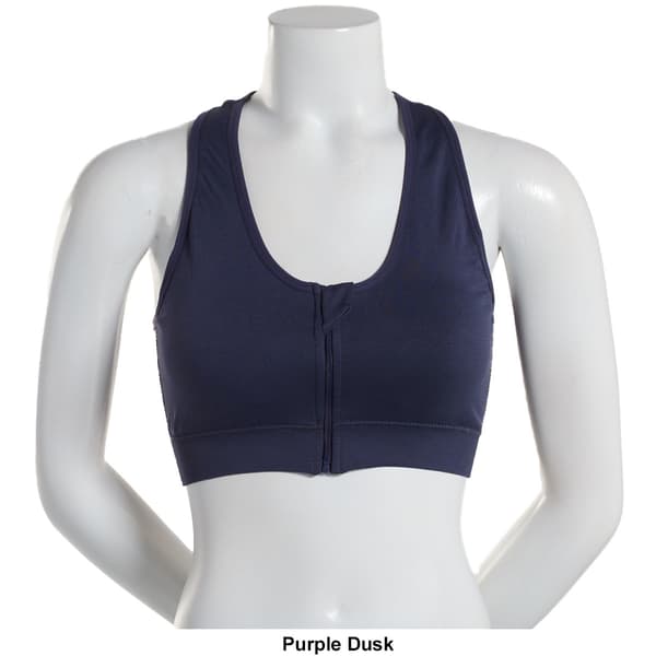 Womens Shadow Sport Seamless Zip Front Sports Bra