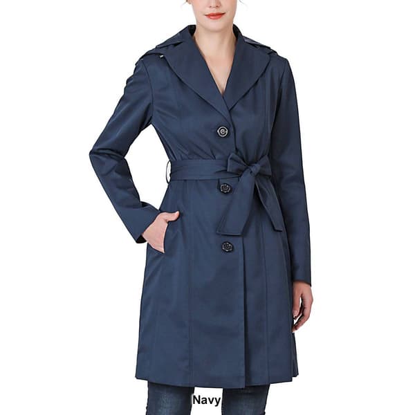 Womens BGSD Waterproof Hooded Trench Coat