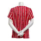 Womens Runway Ready Short Sleeve Stars Stripes V-Neck Tee - image 2