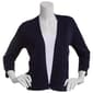 Womens 89th & Madison Bracelet Sleeve Solid Rib Panel Cardigan - image 1