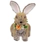 Northlight Seasonal Plush Rabbit w/ Flower Wreath Easter Figurine - image 4