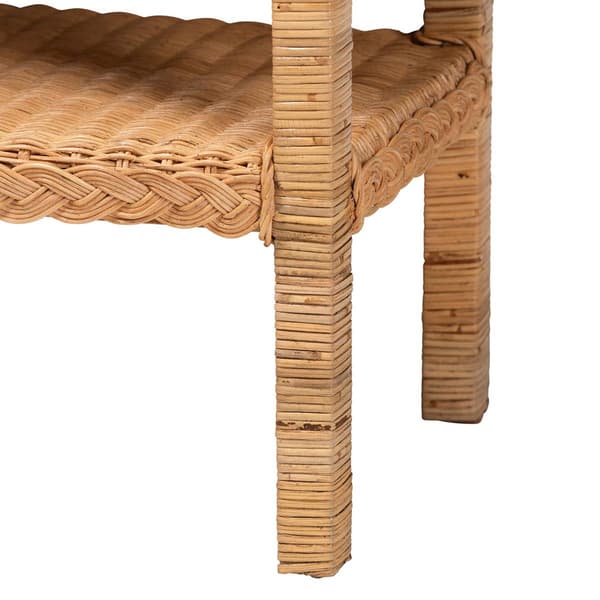 bali & pari Minahasa Bohemian Light Honey Braided Side Table