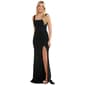 Juniors Emerald Sundae Divine Glamour Slit Sheath Dress - image 2