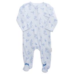 Baby Boy (NB-9M) Quiltex Floral Basic Sleep N Play Sleeper