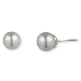 Gloria Vanderbilt Faux Pearl Stud Earrings