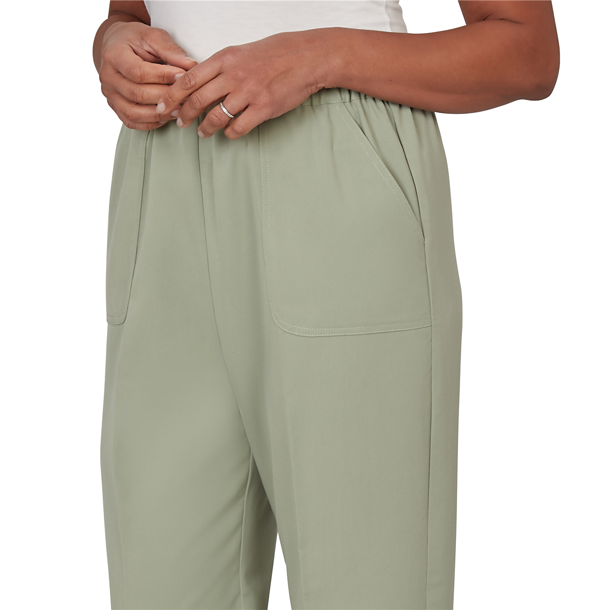 Petite Alfred Dunner Indigo Girls Twill Pants - Short Length