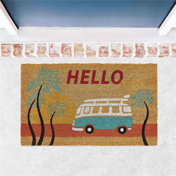 VCNY Home Hello Summer Outdoor Coir Doormat