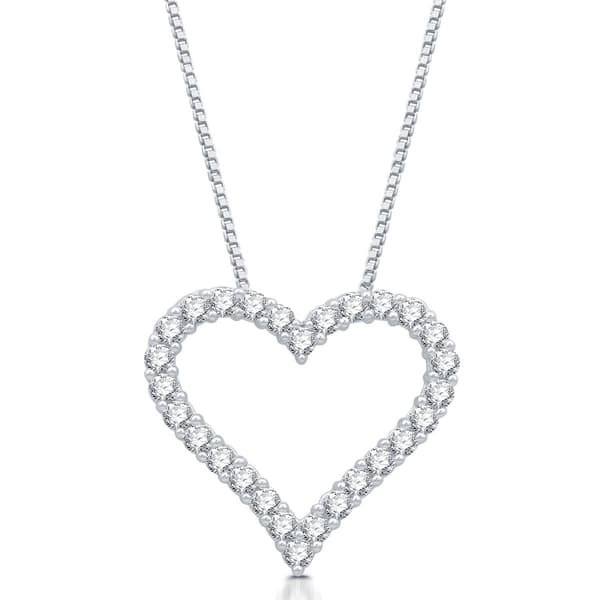 Nova Star(R) 1ctw. Lab Grown Diamond Heart Shape Pendant - image 