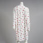 Womens Laura Ashley&#174; Long Sleeve Winter Cardinal Henley Nightgown - image 2
