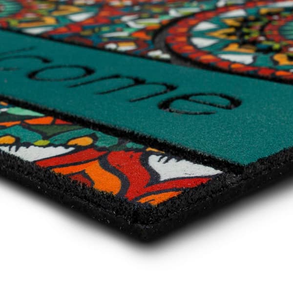 Mohawk Home Bohemian Kingdom Mosaic Welcome Rectangle Doormat