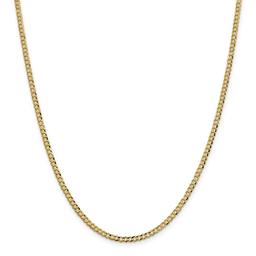Gold Classics™ 3.1mm. Solid Polished Light Cuban Bracelet