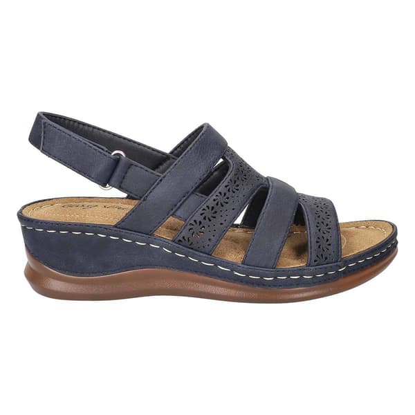 Womens Easy Street Alexi Slingback Wedge Sandals