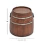 9th & Pike® Brown Metal Farmhouse Accent Table - image 3