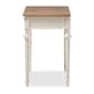 Baxton Studio Marquetterie Oak & Whitewash Writing Desk - image 6