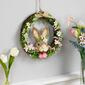 Northlight Seasonal Peering Rabbit Easter Wreath - image 3