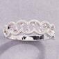 Ashley Cooper&#40;tm&#41; Silver-Tone Clear CZ Ring - image 1