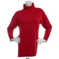 Womens Calvin Klein Long Sleeve Rib Panel Turtleneck Sweater - image 4