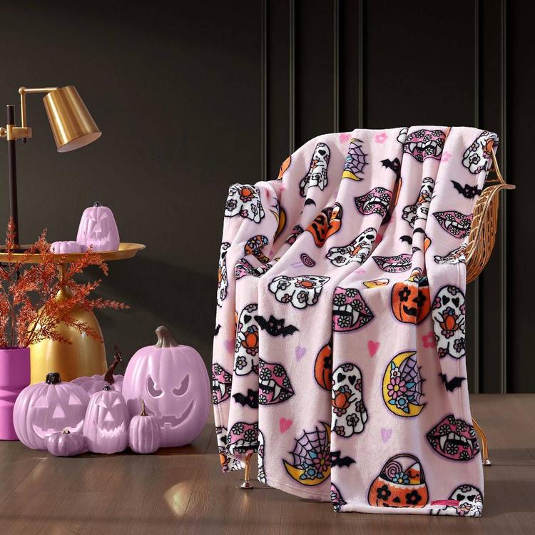 Betsey Johnson Retro Halloween Throw
