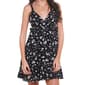 Juniors Love Tree Crepon Floral V-Neck Tiered Mini Sun Dress - image 3