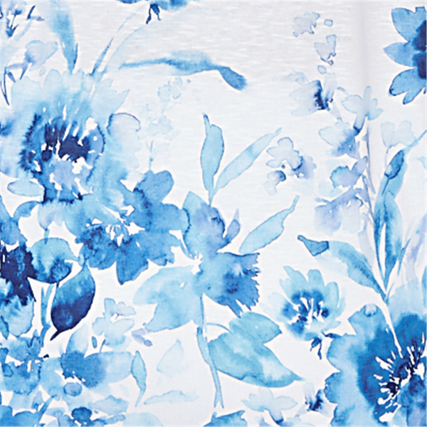 Plus Size Alfred Dunner Mykonos Watercolor Floral Blouse