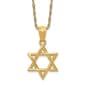 Gold Classics&#40;tm&#41; 14kt. Yellow Gold Star of David Pendant Necklace - image 1
