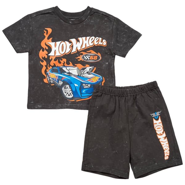 Toddler Boy Hot Wheels(R) Since 68 Car 2pc. Short Set - image 