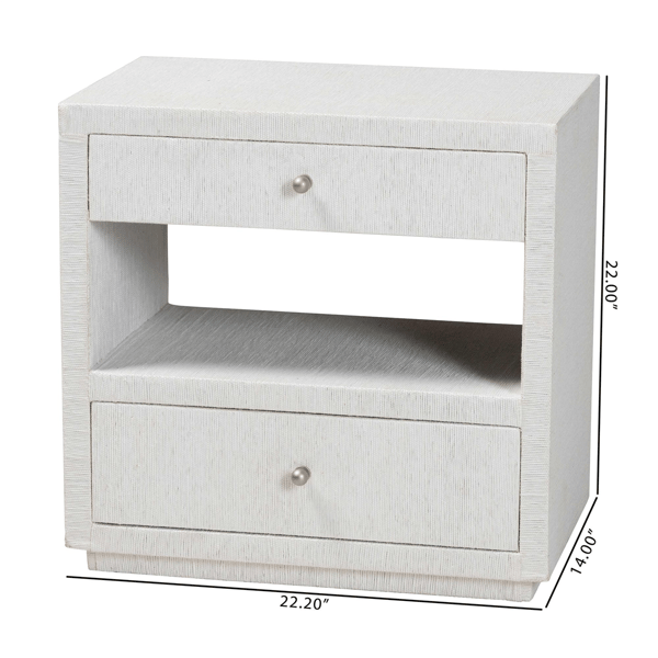 bali & pari Kai Grasscloth End Table