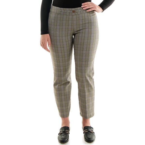 Womens Zac &amp; Rachel Printed Buckle Millennium Ankle Pants - image 