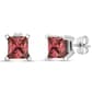 Haus of Brilliance 1/2ctw. Lab Grown Pink Diamond Square Earrings - image 1