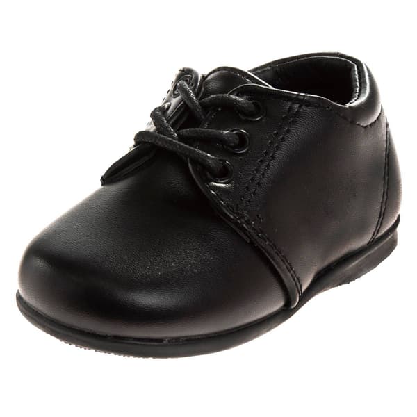 Toddler Boys Josmo Moc Toe Lace Up Dress Oxfords - image 