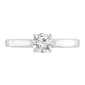 Nova Star® Sterling Silver Lab Grown Diamond Solitaire Ring - image 3