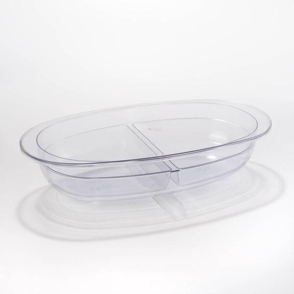 Chillers 2 Section Serving Tray W/ Lid - image 