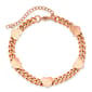 Steeltime 18kt. Gold Plated Resizable Heart Bracelet and Necklace - image 5
