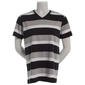 Womens Hasting & Smith Short Sleeve Rugby Stripe V Neck Tee - image 1