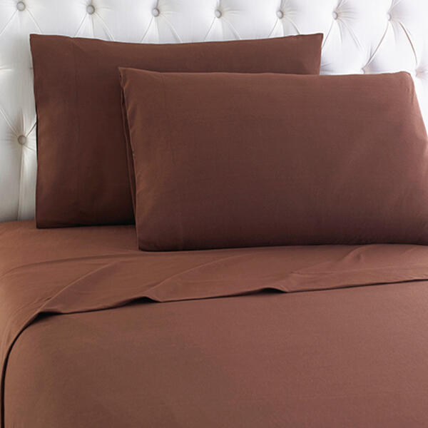 Micro Flannel&#40;R&#41; Chocolate Sheet Set - image 