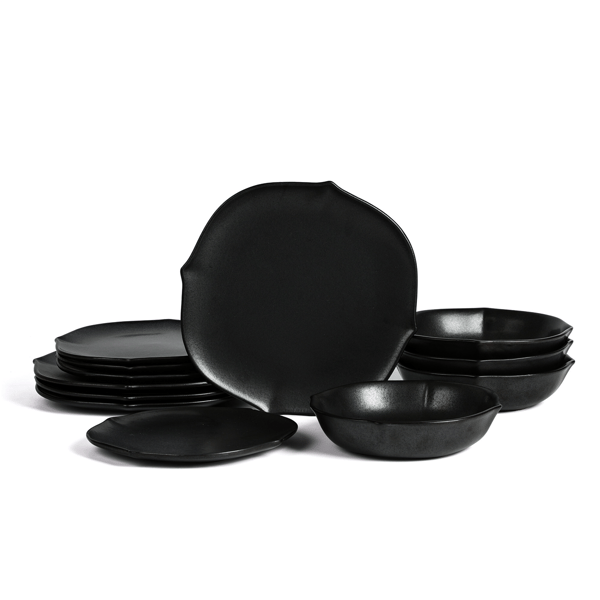 Stone Lain Baskerville 12pc. Stoneware Dinnerware Set