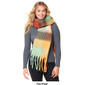 Womens Renshun Plush Plaid Blanket Scarf - image 2