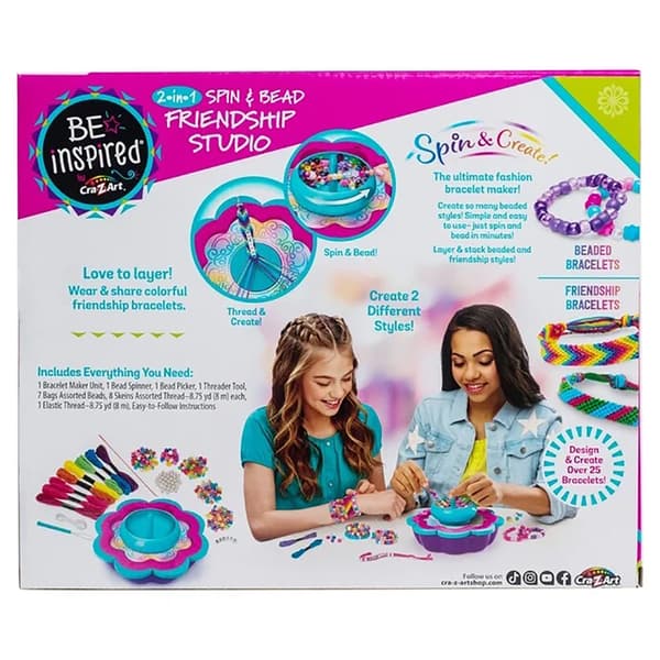 Cra-Z-Art Be Inspired Spin & Bead Bracelet Maker