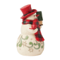 Jim Shore Heartwood Creek Highland Glen Snowman Hat Figurine - image 4