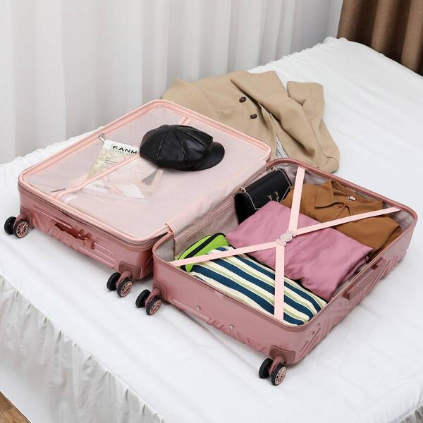 Badgley Mischka Contour 3pc. Expandable Luggage Set