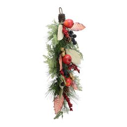 Northlight Seasonal 30in. Berry &amp; Pine Artificial Teardrop Swag