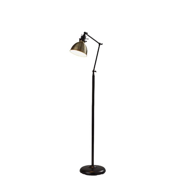 Simplee Adesso Alden Antique Bronze Floor Lamp
