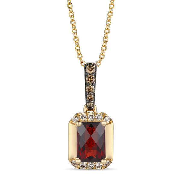 Le Vian&#40;R&#41; Pomegranate Garnet&#40;tm&#41; Diamond Pendant Necklace - image 